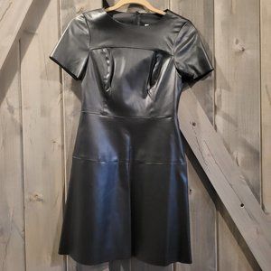 New without tags - Buttery black faux leather dress size small